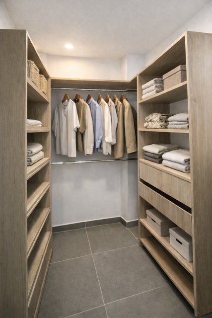 Walk-in closet apartamento El Rubí Envigado
